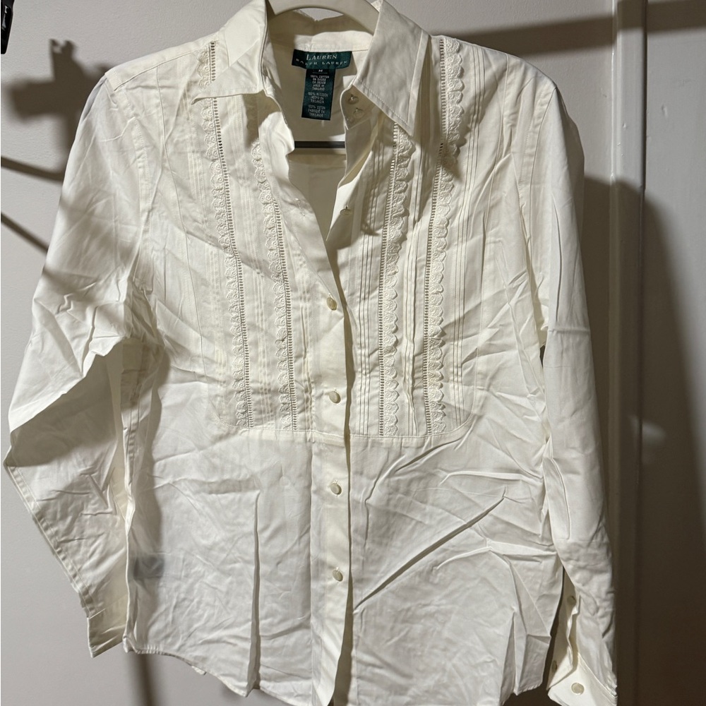 White Button-Up Shirt